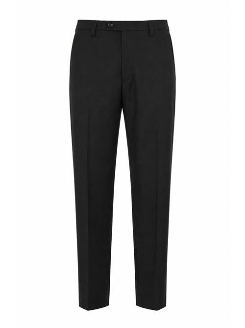 Pantalone Owen in lana vergine Nero MICHELE CARBONE | OWEN 3807S26019